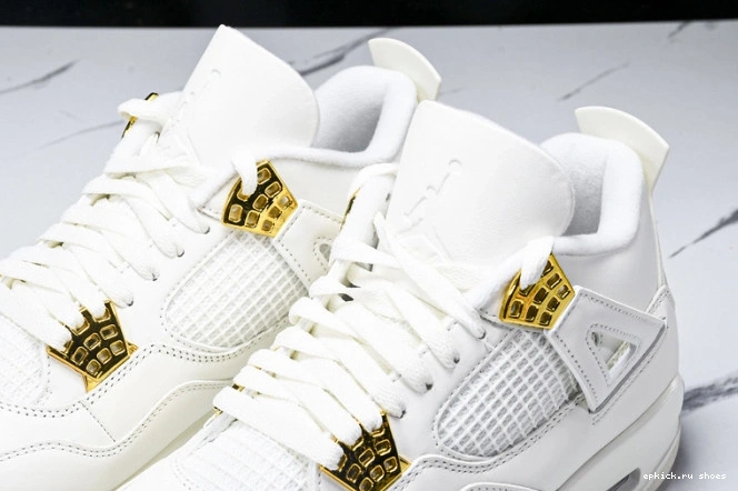 Cheap Gold AQ9129-170 Retro Metallic Jordan 4 0822
